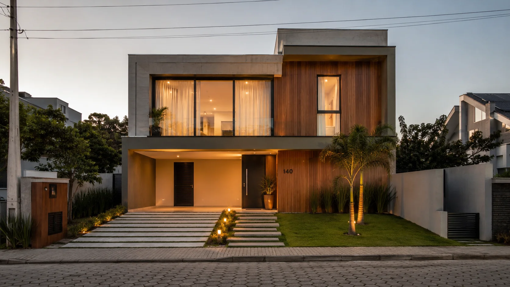 Construção residencial de alto padrão entregue pela EnGiô Engenharia em Florianópolis SC